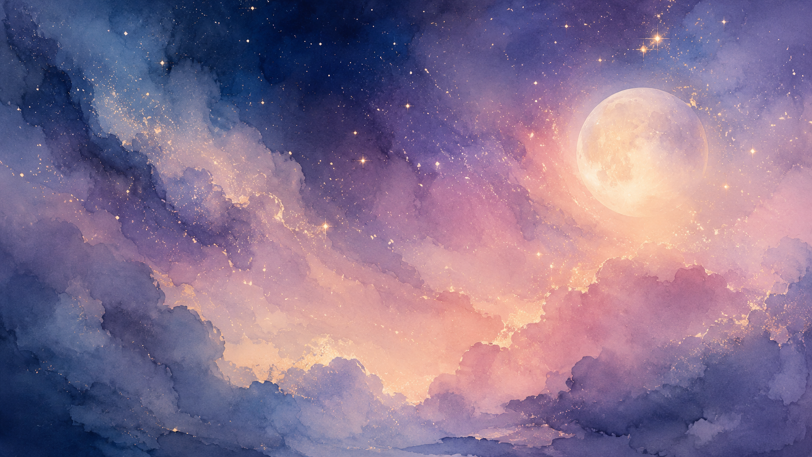 Editoriales Nachthimmel-Astrologie-Bild mit leuchtenden Himmelsakzenten und ruhiger Ritualstimmung